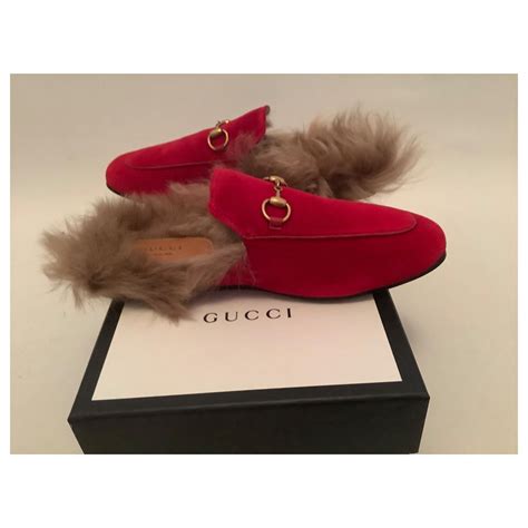 mules fourrure gucci|Mules de Luxe Femme GUCCI .